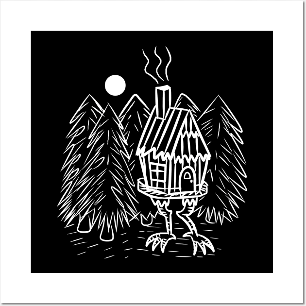 BABA YAGA'S HUT Wall Art by roxiqt